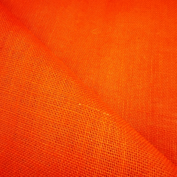 Coloured Hessian - ORANGE